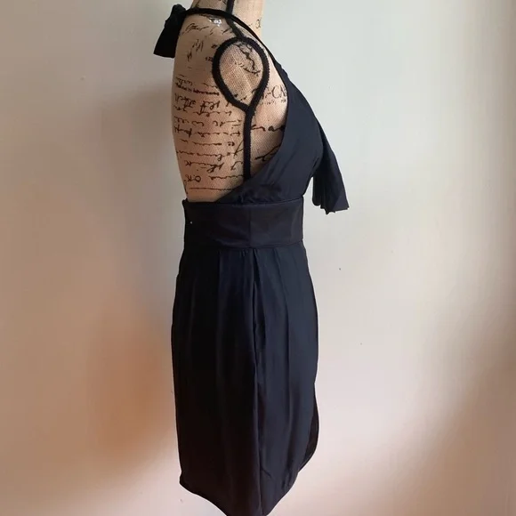 Thread Social black halter dress size 0 - Picture 2 of 11